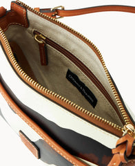 Zebra Leather Katie Crossbody