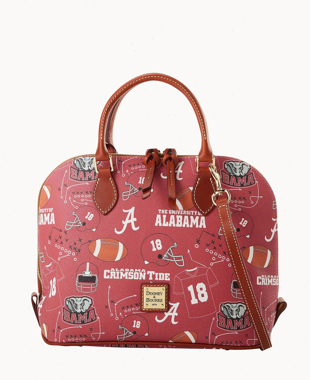 Collegiate University of Alabama Zip Zip Satchel
