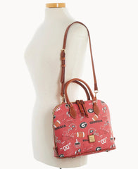 Collegiate University of Georgia Zip Zip Satchel