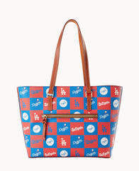MLB Dodgers Zip Tote