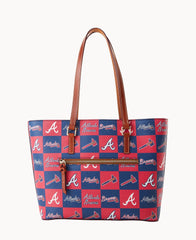 MLB Braves Zip Tote