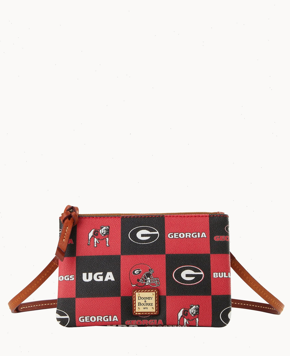 Collegiate University of Georgia Top Zip Crossbody