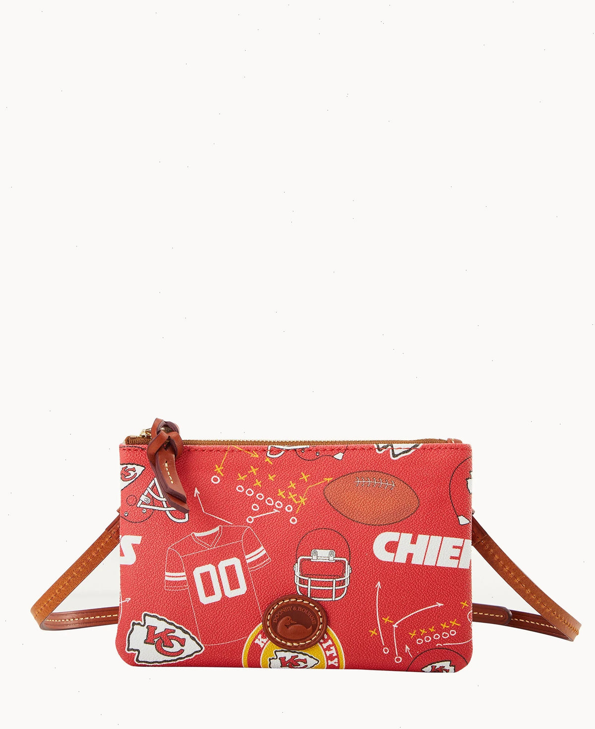 NFL Chiefs Top Zip Crossbody