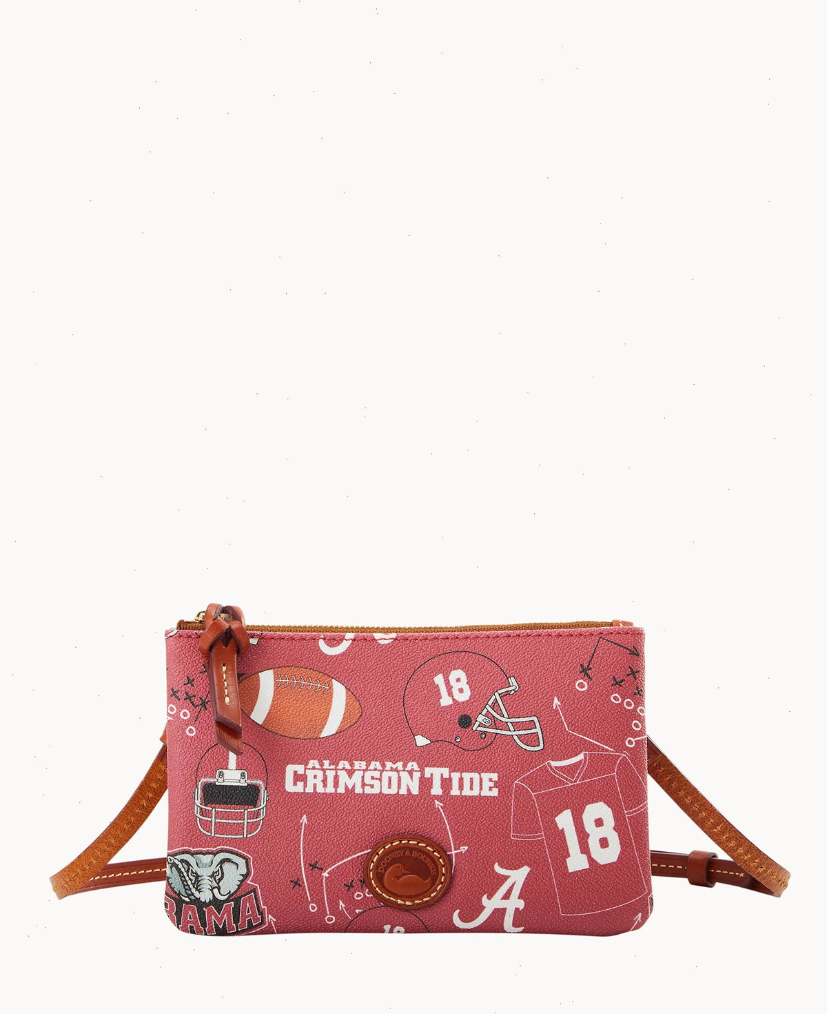 Collegiate University of Alabama Top Zip Crossbody
