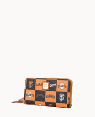 MLB Giants Large Zip Around Wristlet
