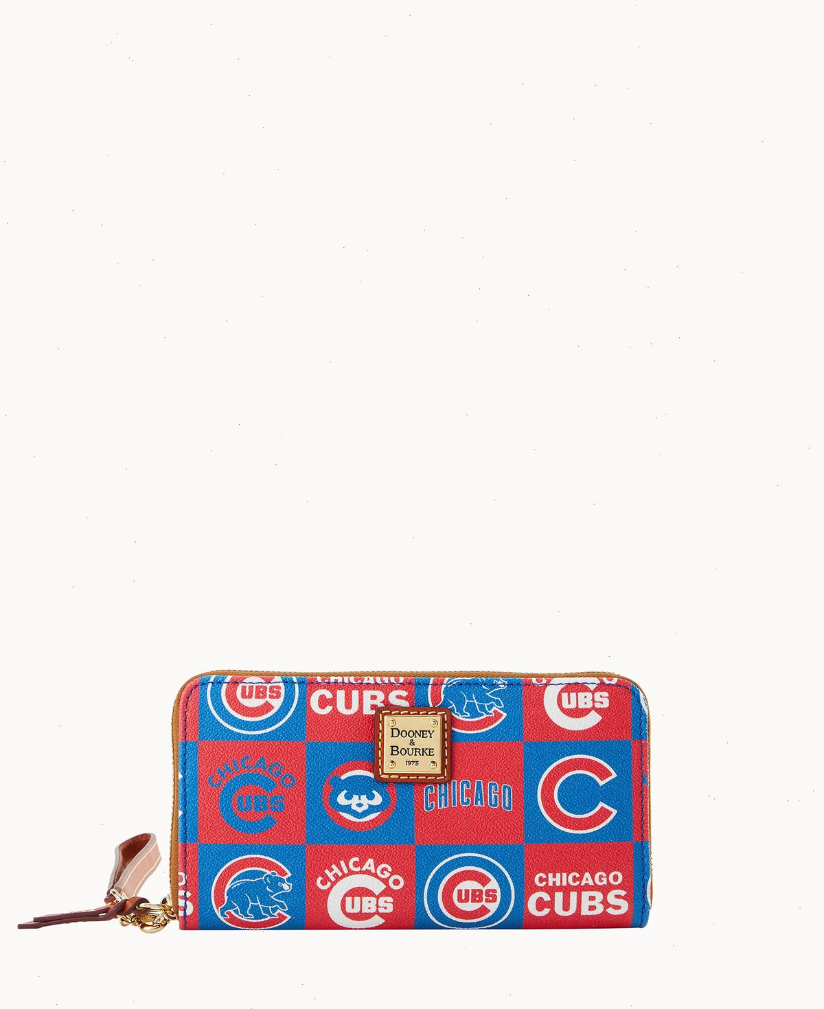 MLB Cubs Large Zip Around Wristlet