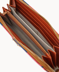 MLB Cardinals Large Zip Around Wristlet