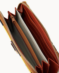 NFL Steelers Large Zip Around Wristlet