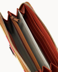 NFL 49ERS Large Zip Around Wristlet