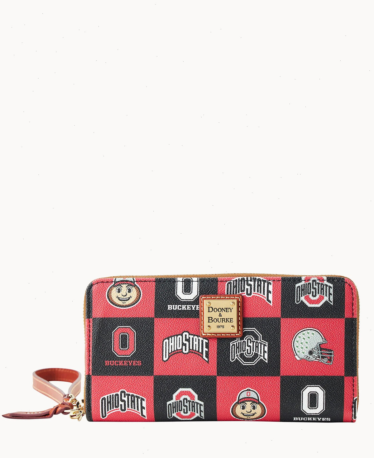 Collegiate Ohio State University Large Zip Around Wristlet