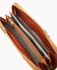 MLB Marlins Large Zip Around Wristlet