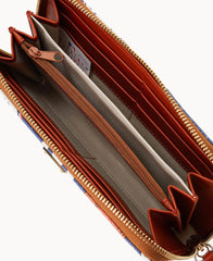 MLB Twins Large Zip Around Wristlet