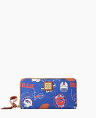 NFL Bills Large Zip Around Wristlet