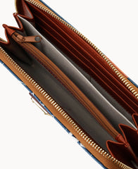 NFL Cowboys Large Zip Around Wristlet