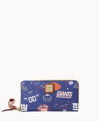 NFL NY Giants Large Zip Around Wristlet