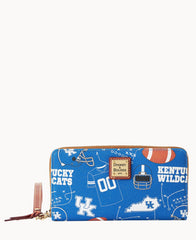 Collegiate University of Kentucky Large Zip Around Wristlet