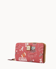 Collegiate University of Alabama Large Zip Around Wristlet