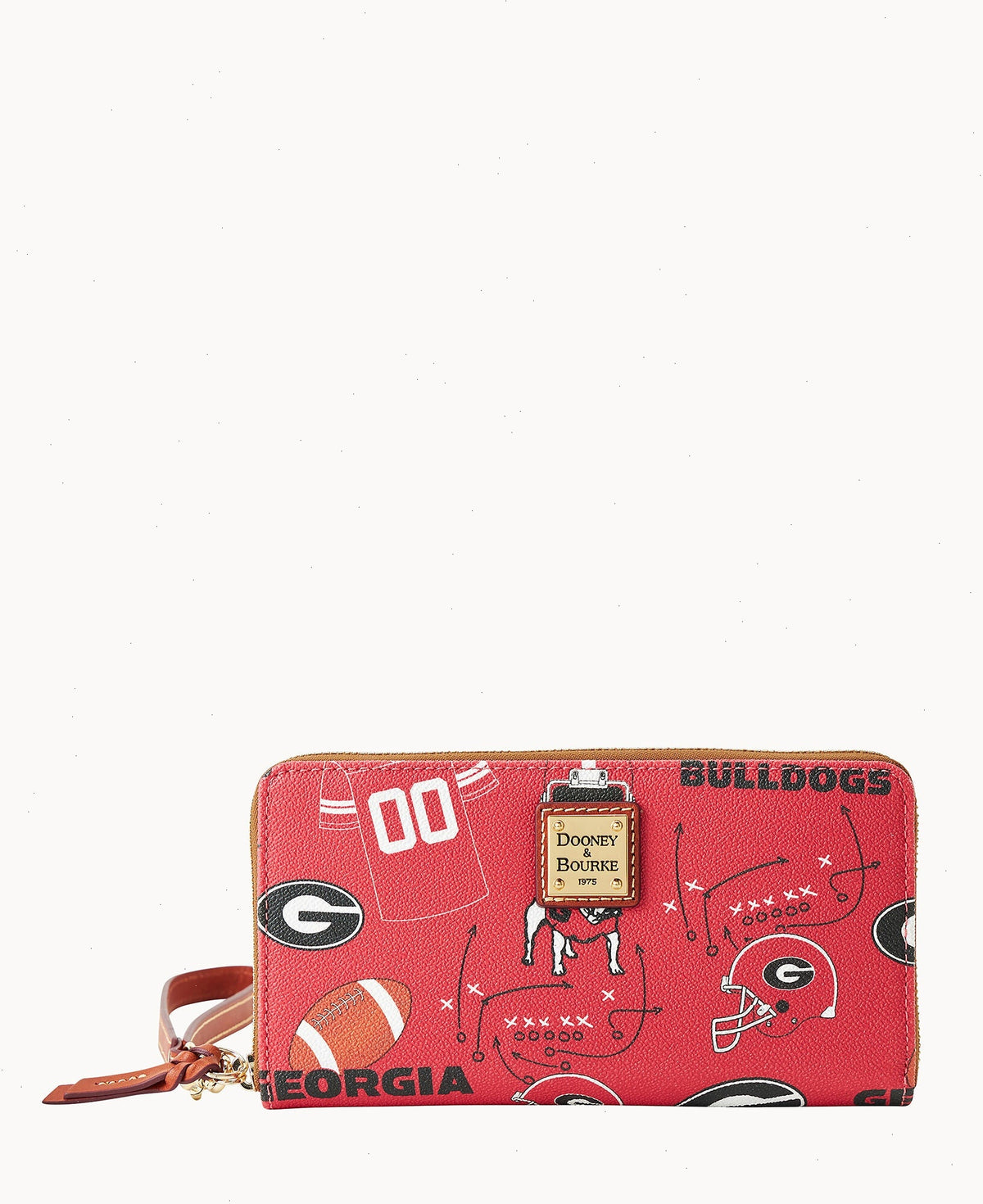 Collegiate University of Georgia Large Zip Around Wristlet