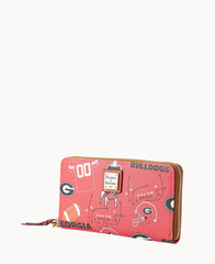 Collegiate University of Georgia Large Zip Around Wristlet