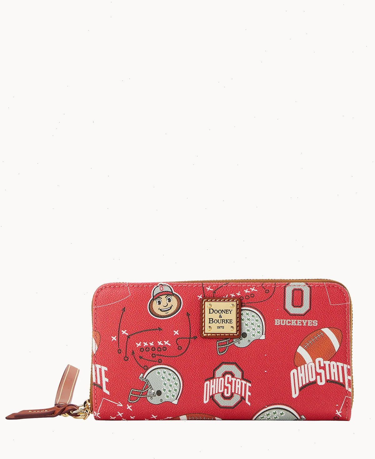 Collegiate Ohio State University Large Zip Around Wristlet