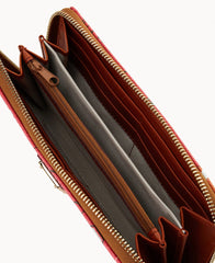 Collegiate Ohio State University Large Zip Around Wristlet