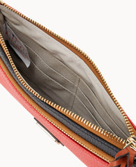 MLB Cardinals Double Zip Wristlet