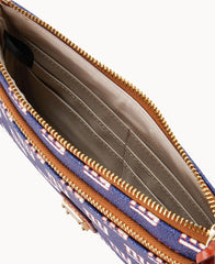 NFL NY Giants Double Zip Wristlet