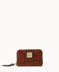 Denison Large Zip Around Credit Card Case