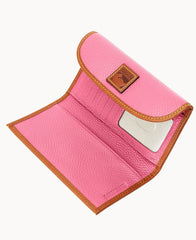 Pebble Grain Continental Clutch