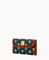 NFL Saints Continental Clutch