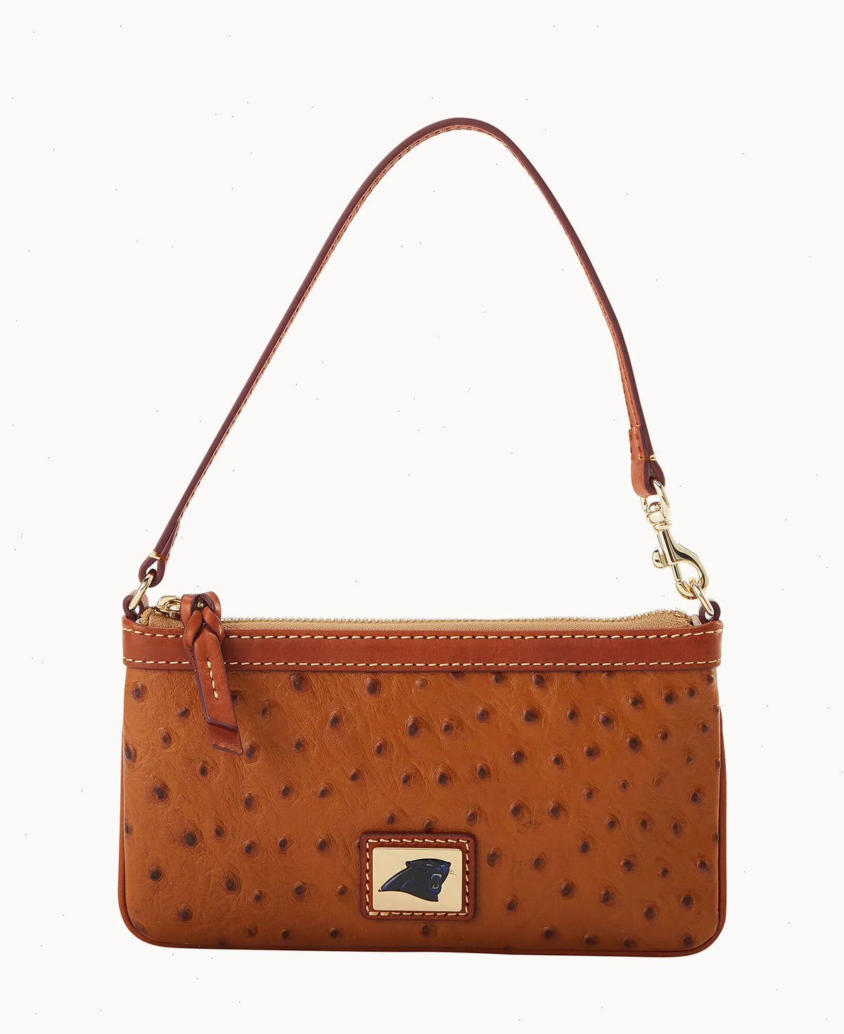 NFL Panthers Large Slim Wristlet